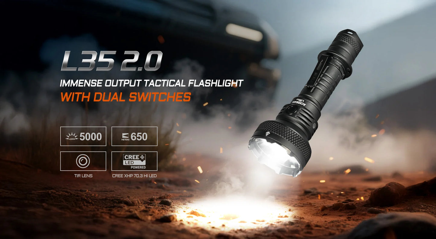 AceBeam L35 2.0 | Tactical Flashlight