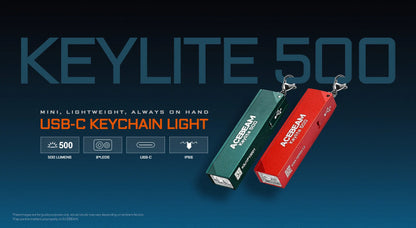 AceBeam Keylite 500 | USB-C Keychain Light