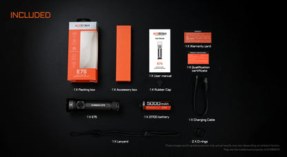 AceBeam E75 | Quad-Core High-Performance EDC Flashlight