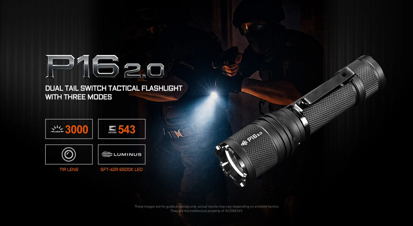AceBeam Defender P16 2.0 | Tactical Light