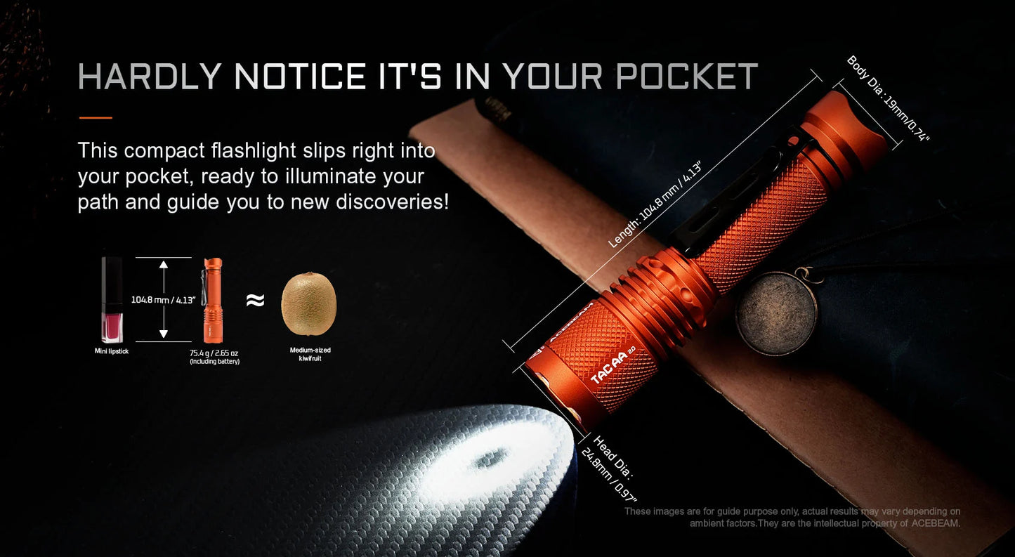 AceBeam TAC AA 2.0 | EDC Flashlight