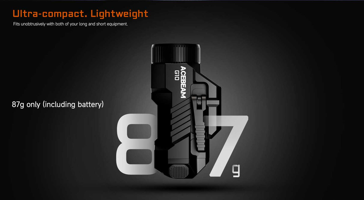 AceBeam G10 | Rail-Mounted Pistol Light