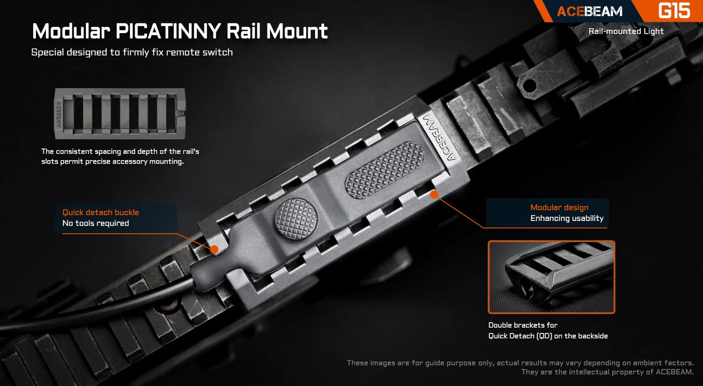 AceBeam G15 | Rail-Mounted Rifle Light