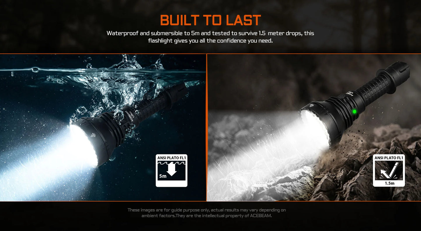 AceBeam L19 2.0 | Long Range Flashlight