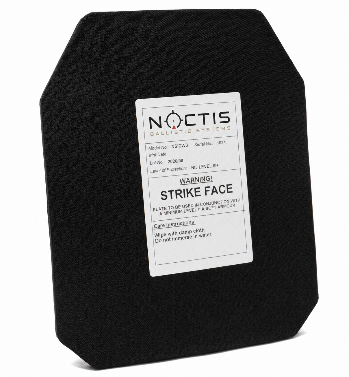 Noctis Ballistics ICW Lev. III Lightweight Plate - 1.0kg