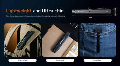AceBeam UC20 | Flat EDC Flashlight