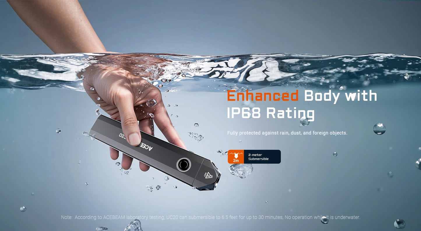 AceBeam UC20 | Flat EDC Flashlight