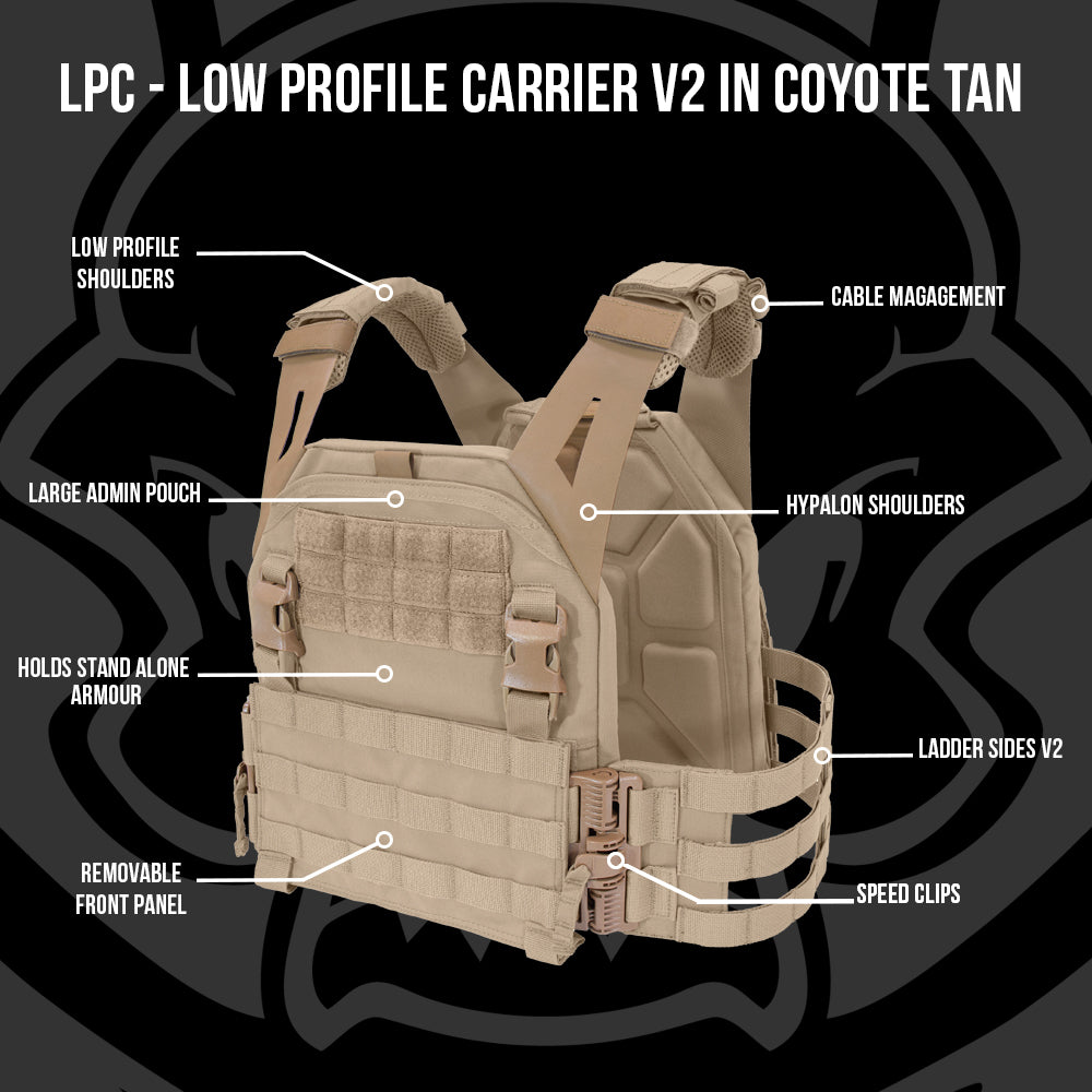 Warrior Assault LPC V2.0 Plate Carrier | Coyote Tan